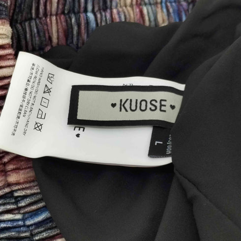 KUOSE 勾配効果ベルベットスカート レディース JPN:L