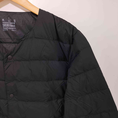 ムジルシリョウヒン 無印良品 2024AW 軽量ダウンノーカラージャケット(帯電防止裏地) メンズ JPN:L