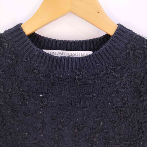 ジョンローレンスサリバン JOHN LAWRENCE SULLIVAN コットン フリンジ クルーネックニット レディース ONE SIZE
