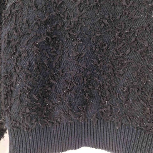 ジョンローレンスサリバン JOHN LAWRENCE SULLIVAN コットン フリンジ クルーネックニット レディース ONE SIZE