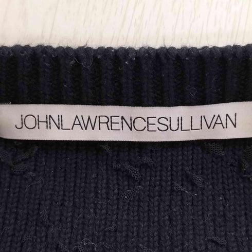 ジョンローレンスサリバン JOHN LAWRENCE SULLIVAN コットン フリンジ クルーネックニット レディース ONE SIZE