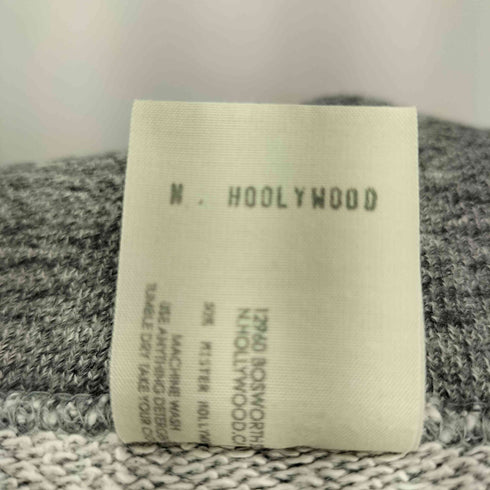 エヌハリウッド N.HOOLYWOOD 霜降り ジップアップパーカー メンズ