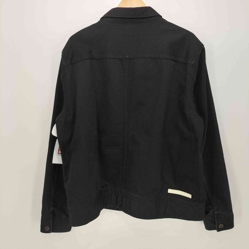 UNITED ARROWS & SONS ブラックデニム トラッカージャケット メンズ XXL