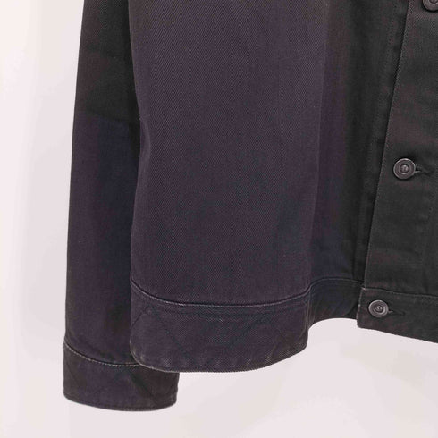UNITED ARROWS & SONS ブラックデニム トラッカージャケット メンズ XXL