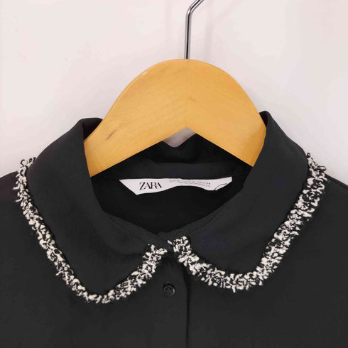 ザラ ZARA KNIT CARDIGAN WITH JEWEL BUTTONS レディース import:M
