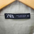 ザラ ZARA ポリ テンセル オーバーサイズシャツ レディース import:S