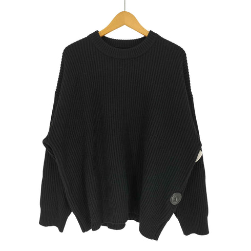 メゾンスペシャル MAISON SPECIAL Prime-Over Rib Crew Neck Knit Pullover リブ クルーネック ニット プルオーバー メンズ JPN:1