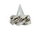 ジルサンダー JIL SANDER 22AW GROUMETTE RING 1 チェーン シルバー リング メンズ 25号