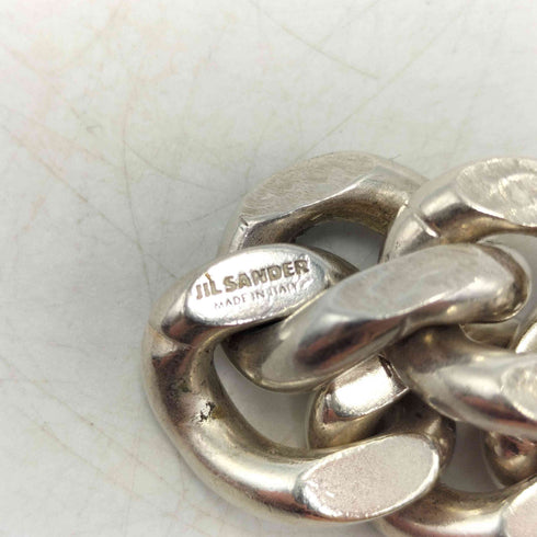 ジルサンダー JIL SANDER 22AW GROUMETTE RING 1 チェーン シルバー リング メンズ 25号