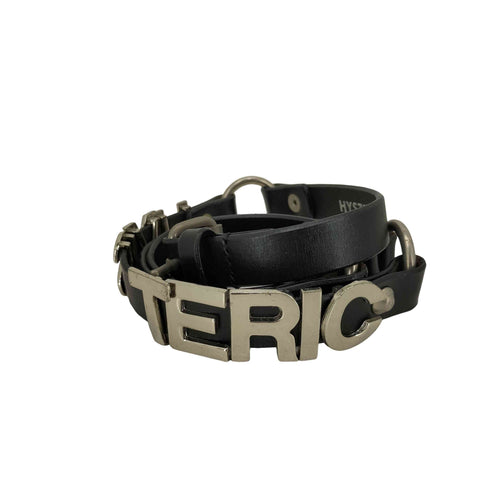 ヒステリックグラマー HYSTERIC GLAMOUR ロゴプレート レザーベルト レディース