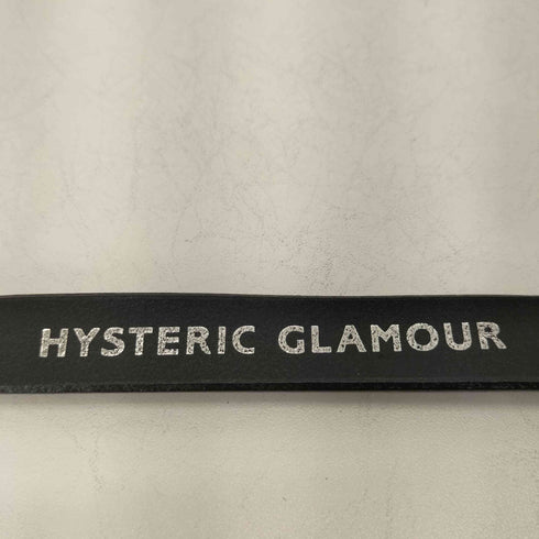 ヒステリックグラマー HYSTERIC GLAMOUR ロゴプレート レザーベルト レディース