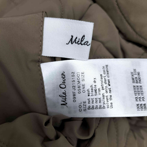 ミラオーウェン Mila Owen 21AW リバーシブル エコファー ジャケット レディース ONE SIZE