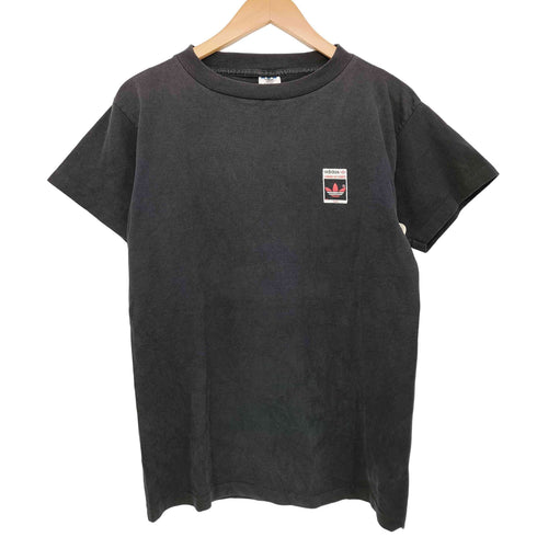アディダス adidas 80-90S USA製 万国旗タグ 両面プリント S/S クルーネックTシャツ メンズ import:L