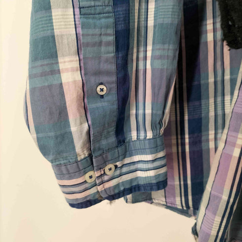 ブルックスブラザーズ BROOKS BROTHERS Est.1818 MADISON FIT L/S コットンチェックシャツ メンズ import:XXL