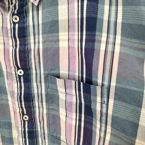 ブルックスブラザーズ BROOKS BROTHERS Est.1818 MADISON FIT L/S コットンチェックシャツ メンズ import:XXL