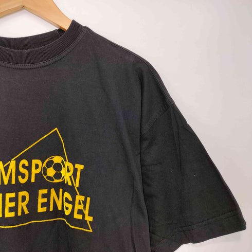 HAKRO サッカーチームプリント S/S クルーネックTシャツ メンズ import:L