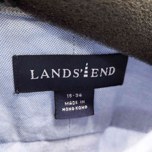 ランズエンド LANDS END ORIGINAL FIT BD L/S シャツ メンズ 16-34