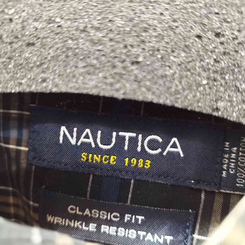 ノーティカ NAUTICA CLASSIC FIT BD L/S チェックシャツ メンズ import:M