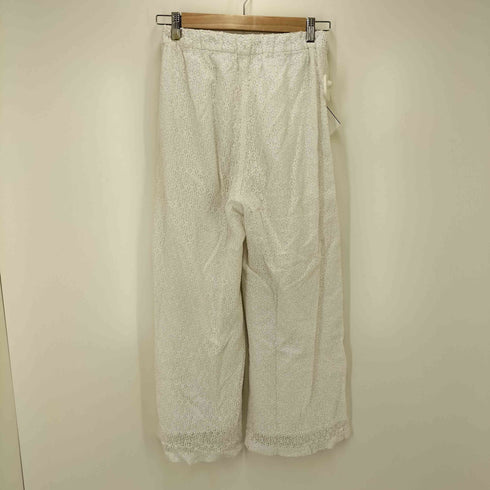 シップスエニィ SHIPS any オール レース ワイド ストレート パンツ レディース F