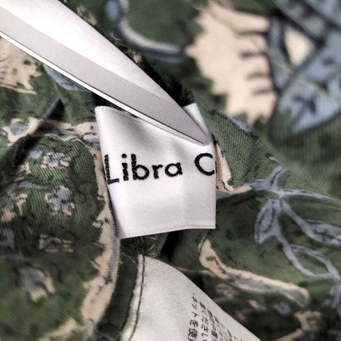 リブラキュー Libra Cue ボタニカル柄ワンピース レディース FREE