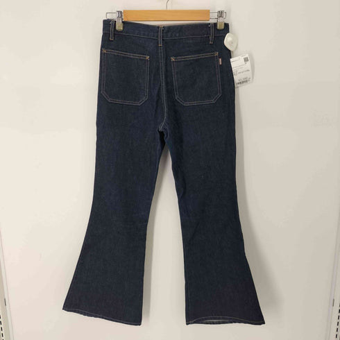ボブソン BOBSON ボタンフライベルボトムデニムパンツ レディース JPN:L