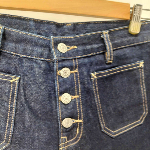 ボブソン BOBSON ボタンフライベルボトムデニムパンツ レディース JPN:L