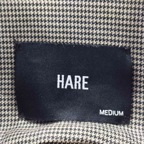 ハレ HARE ライナー付き 千鳥格子オーバーサイズテーラードジャケット メンズ JPN:M