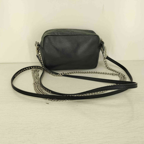 ジェイアンドエムデヴィッドソン J&M Davidson スペイン製 LIPSTICK POUCH WITH STUDS リップスティック ポーチ スタッズ レザー ミニ ショルダー バッグ レディース