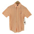 ポロラルフローレン POLO RALPH LAUREN RL UNTUCKED FIT スモールポニー刺繍 シアサッカーBD半袖ストライプシャツ メンズ import:XS