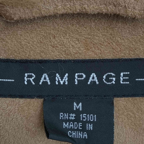 RAMPAGE Y2K フェイクムートン フェイクファー ジャケット レディース import:M