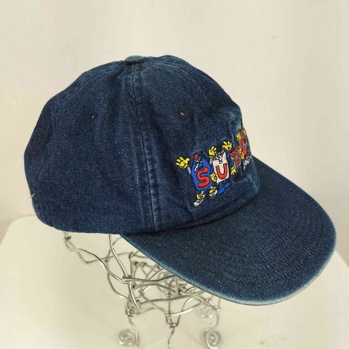 シュプリーム Supreme 18SS FRIENDS 6-PANEL DENIM CAP メンズ FREE