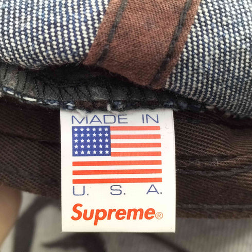 シュプリーム Supreme 18SS FRIENDS 6-PANEL DENIM CAP メンズ FREE