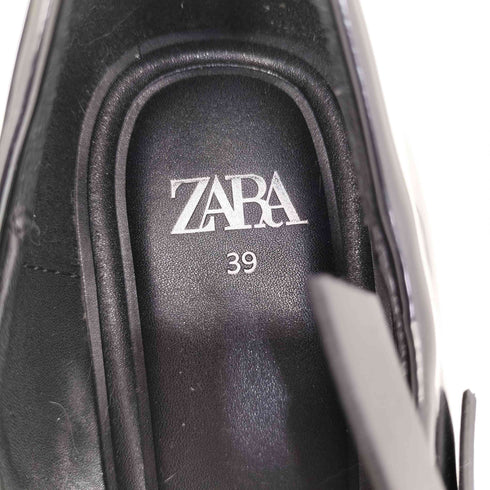 ザラ ZARA メリージェーン パテントバレエシューズ レディース EUR:39