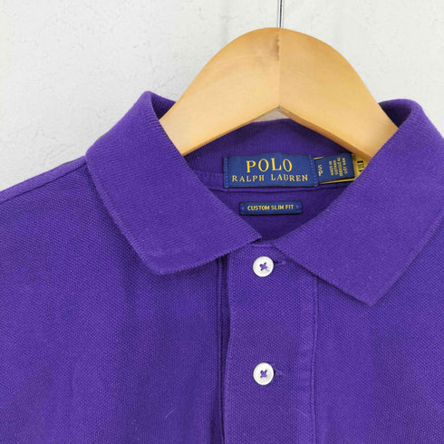 ポロラルフローレン POLO RALPH LAUREN CUSTOM SLIM FIT スモールポニー刺繍ポロシャツ メンズ import:S