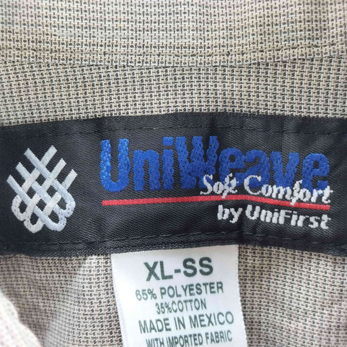 uniweave ワークシャツ メンズ XL-SS
