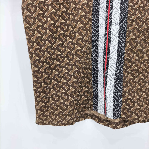 バーバリーロンドン BURBERRY LONDON 19SS Monogram Stripe Print Cotton Piqué Polo Shirt メンズ import:L