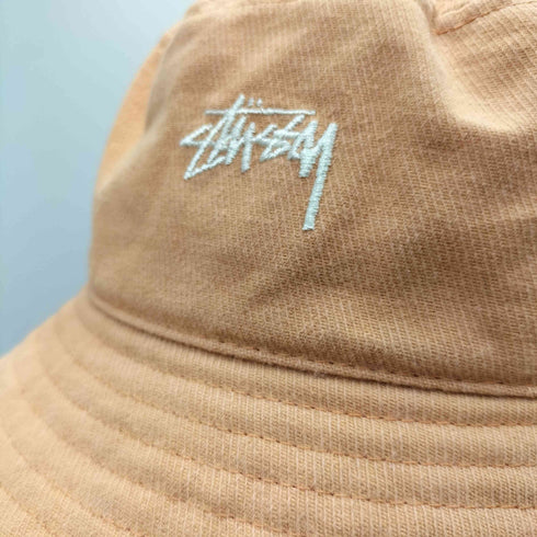 ステューシー Stussy 21AW Stock Bucket Hat ストック ロゴ 刺繍 バケット ハット ユニセックス メンズ S/M