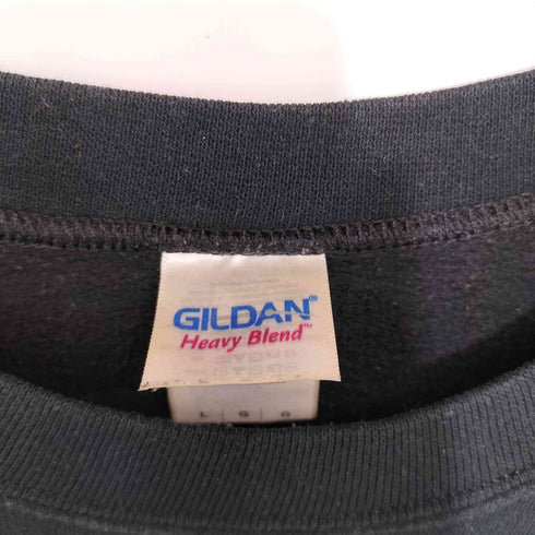 ギルダン GILDAN メタルコア バンドロゴ プリント ロングスリーブ スウェット メンズ import:L