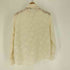 ザラ ZARA STRUCTURE FLOWER ストラクチャー フラワー ゴールドボタン シアー シャツ レディース import:XS