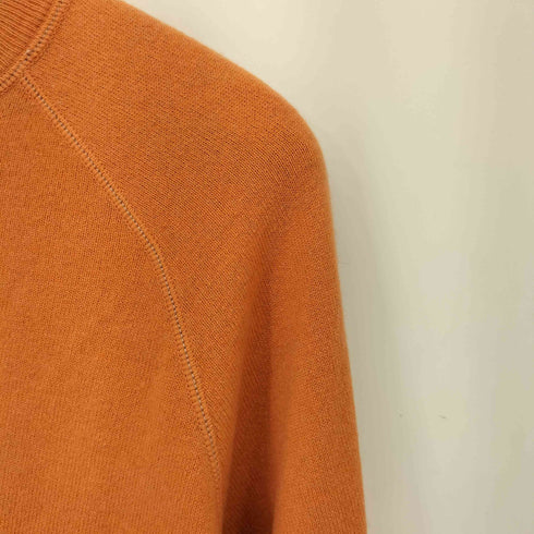 Brunello Cucinelli イタリア製 カシミヤ混 Vガゼット ラグランニット メンズ 48