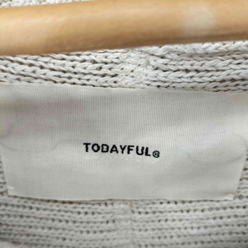 トゥデイフル TODAYFUL Rawsilk Waffle Pullover レディース FREE
