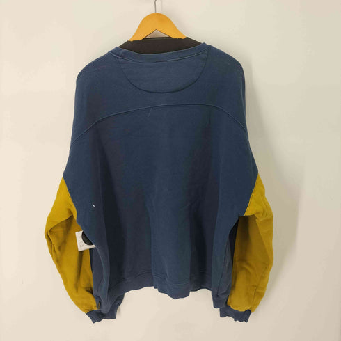 ディスイズネバーザット thisisneverthat L-LOGO PANELED CREWNECK マルチカラーワイドスウェットプルオーバー メンズ import:XL