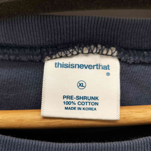 ディスイズネバーザット thisisneverthat L-LOGO PANELED CREWNECK マルチカラーワイドスウェットプルオーバー メンズ import:XL