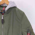 アルファインダストリーズ ALPHA INDUSTRIES MA-1 NATUS Flight Jacket フライト ジャケット フード付き メンズ import:S
