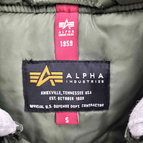 アルファインダストリーズ ALPHA INDUSTRIES MA-1 NATUS Flight Jacket フライト ジャケット フード付き メンズ import:S