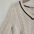 マックスマーラ MAX MARA 白タグ ケーブルVネックニット レディース