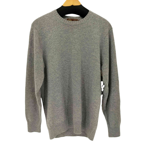 ジム gim 日本製 カシミヤ100% クルーネックプルオーバーニット メンズ JPN:XL