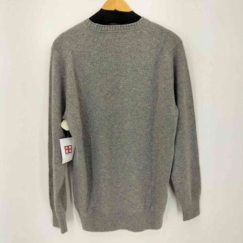 ジム gim 日本製 カシミヤ100% クルーネックプルオーバーニット メンズ JPN:XL