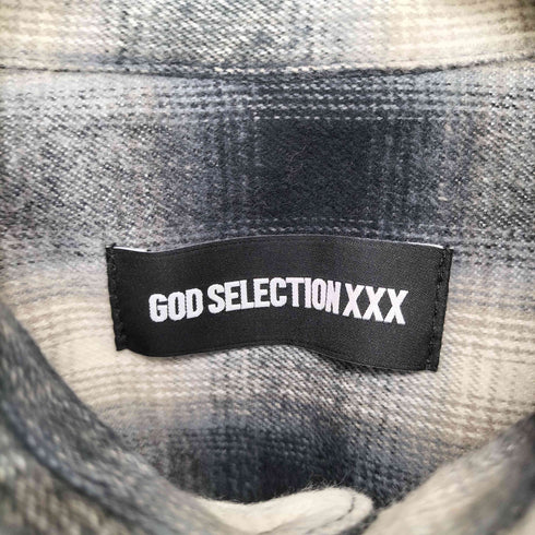 ゴッドセレクショントリプルエックス GOD SELECTION XXX 24SS Women's Check Shirt レディース FREE