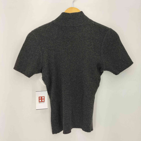 フォクシー FOXEY ウール100% ボーダー タートルネックニット S/S レディース 42